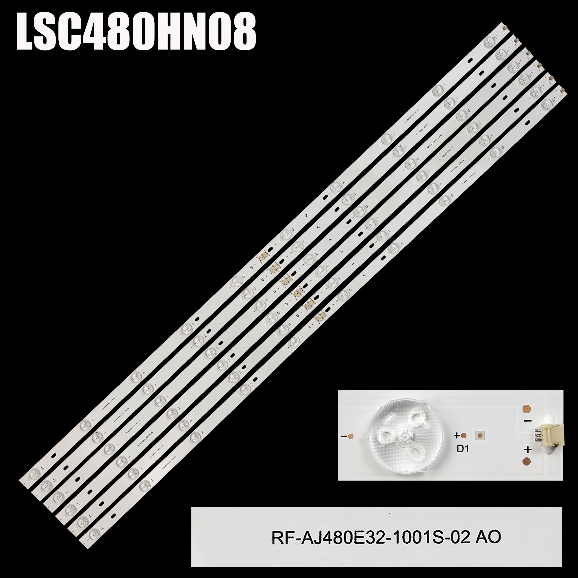 

Светодиодная лента подсветки для LC-48CFG6001K LC-48CFE4042E LSC480HN08 LC-48CFE4041K RF-AJ480E32-1001S-02 A0