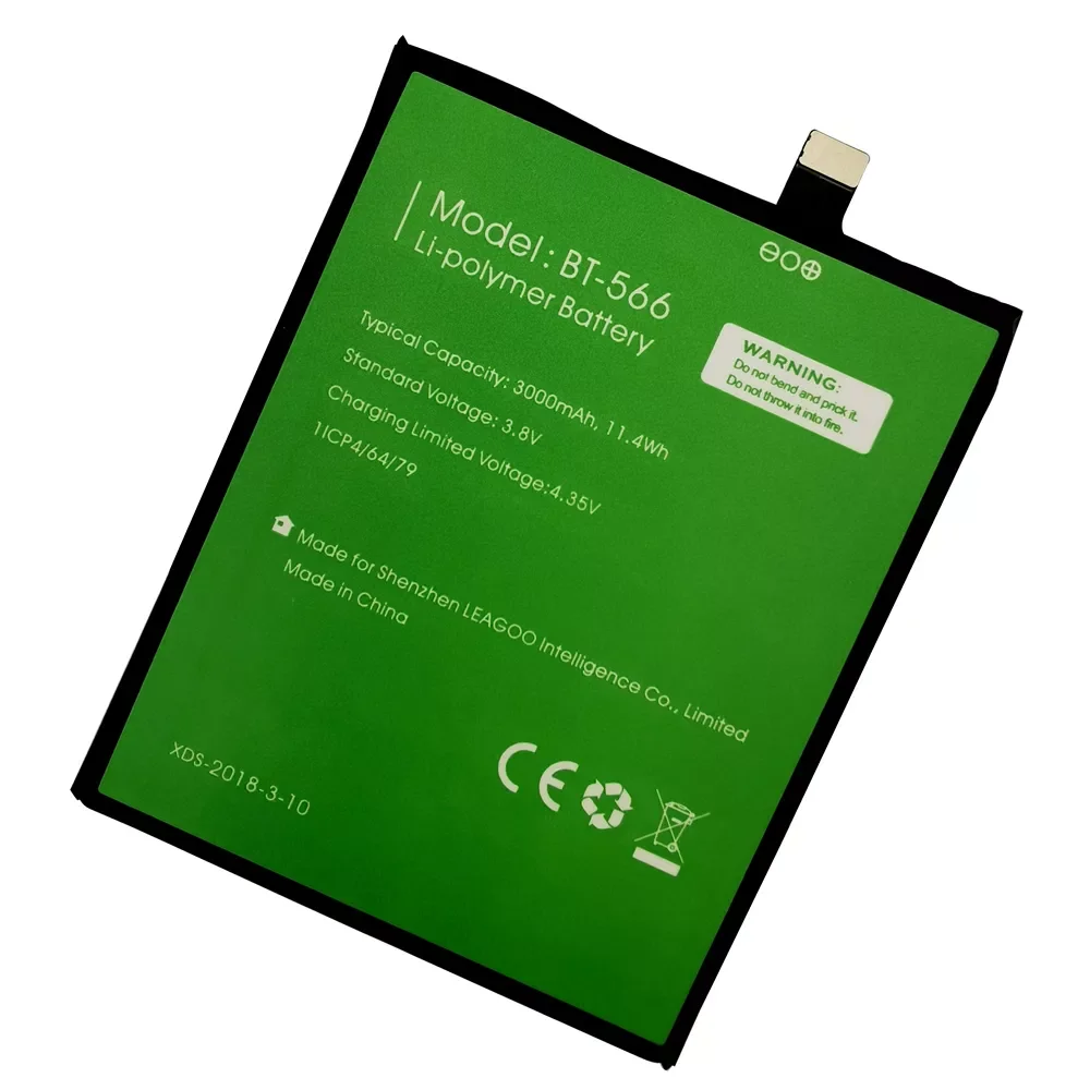 

100% Original BT-565&BT-566 3000mAh Battery For Leagoo KIICAA Mix T5 T5C BT565&BT566 Mobile Smart Phone Parts Batterie b