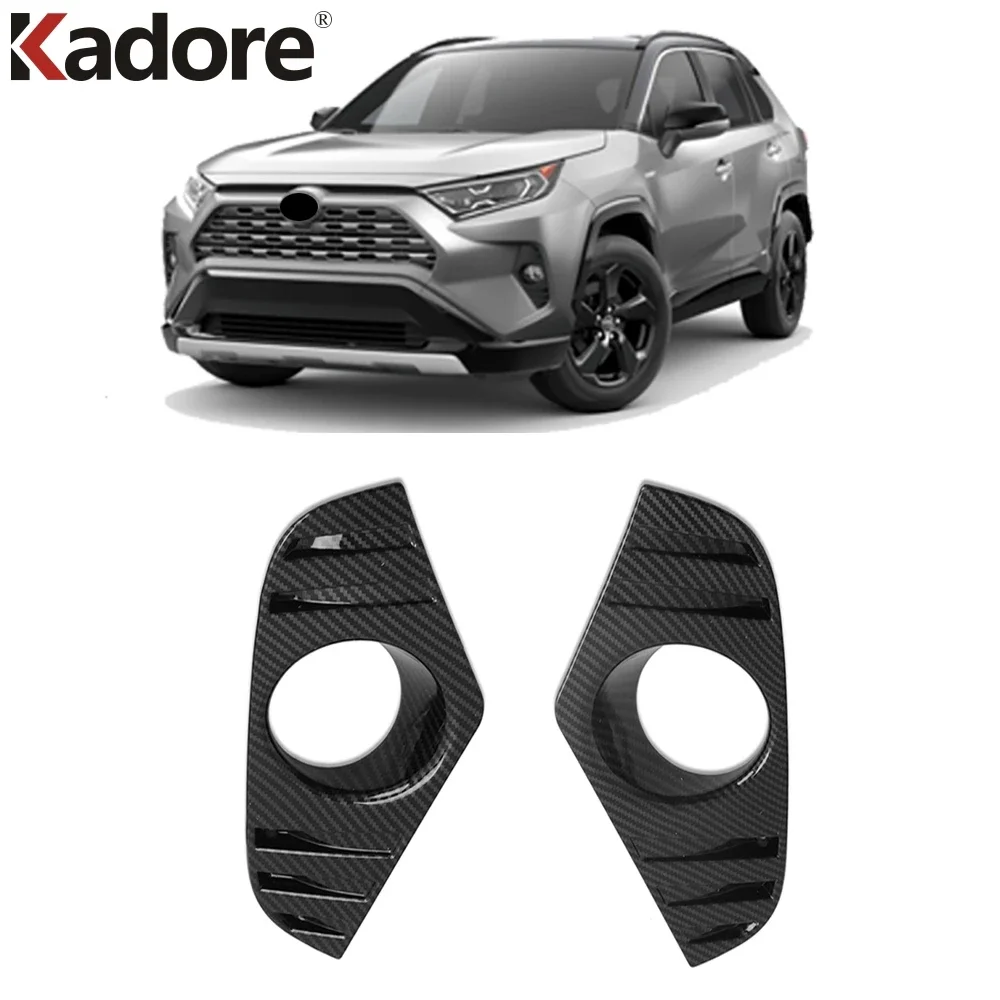 Для Toyota RAV4 RAV 4 Limited LE XLE Hybrid 2019 2020 2021 Хромированная передняя противотуманная фара