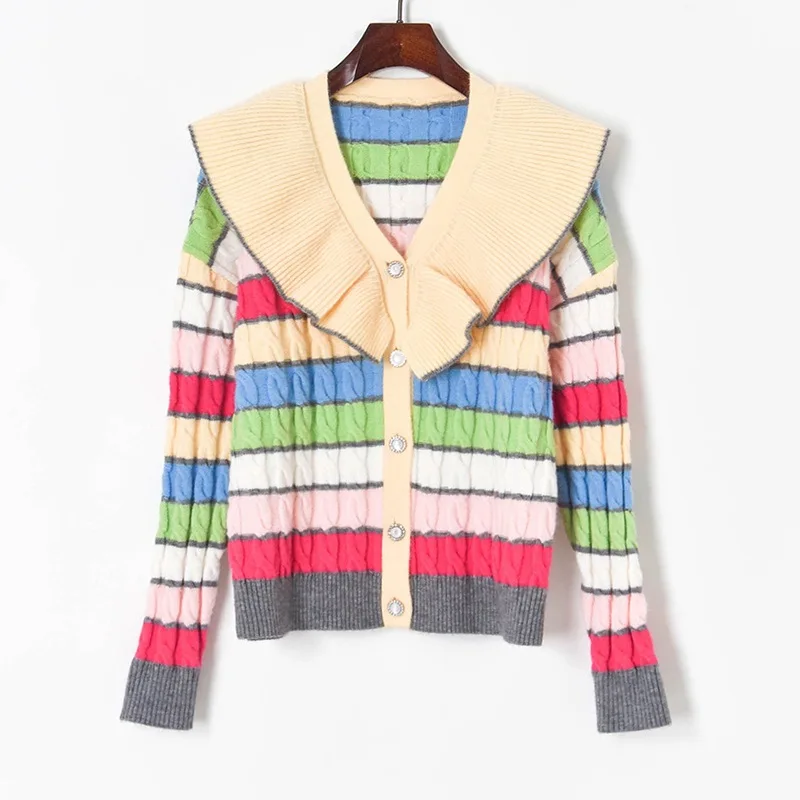 

Sweater y2k korean style vintage women fashion mujer kawaii cute oversize plus size 2020 2021 aesthetic sueter knitted top