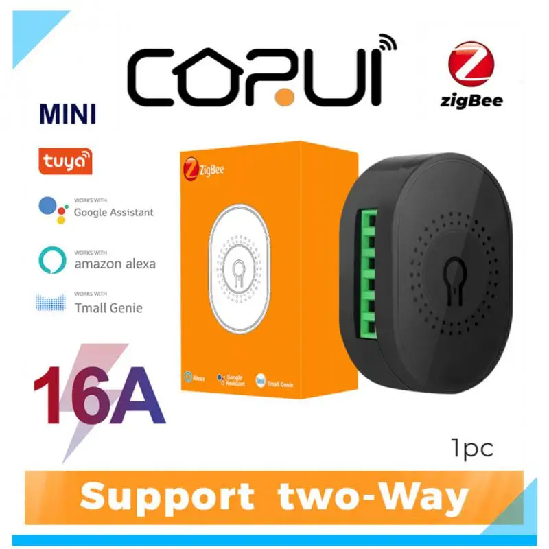 

CORUI Tuya Zigbee Smart Switch Hub Gateway Support Two-way Control Remote App Works With Smart Life Alexa Google Home
