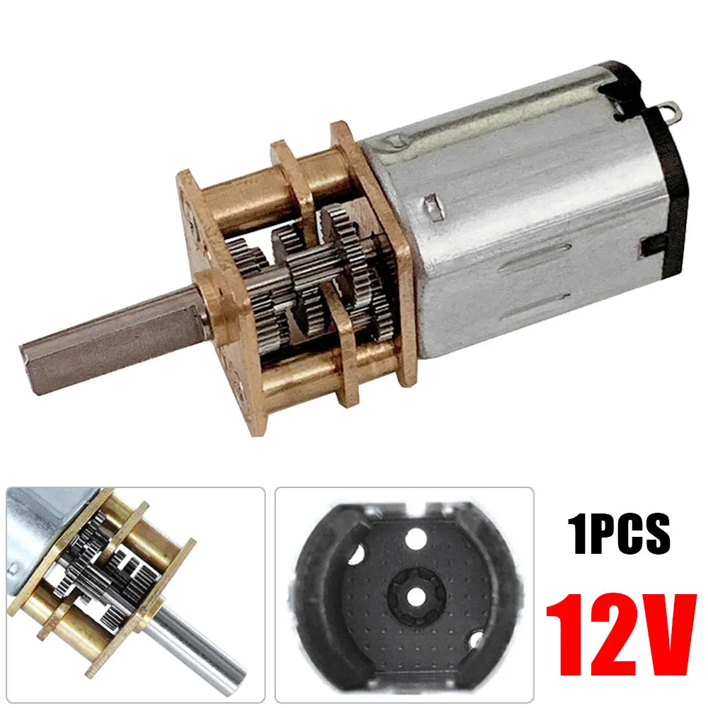 

GA12-N20 DC 12V Micro Metal Gear Motor Gearmotor Wheel 60RPM 100RPM 150RPM 200RPM 300RPM 400RPM 600RPM 800RPM 1000RPM 2000RPM