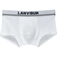 mens underwear pattern cotton fashion sexy flat corner pants student bag pants mens underwear silk