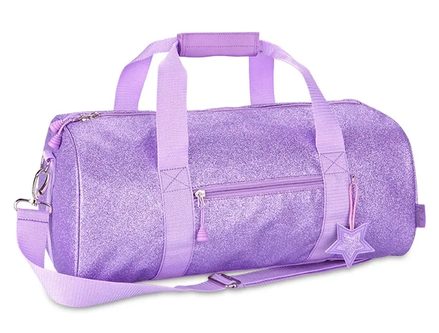 Purple Sparkalicious Duffel, Medium
