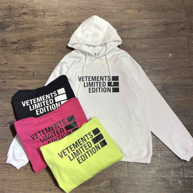 

New VTM Vetements Limited Edition Men Women Hoodie 1:1 Best Quality Four Colors Pullover Clothes y2k