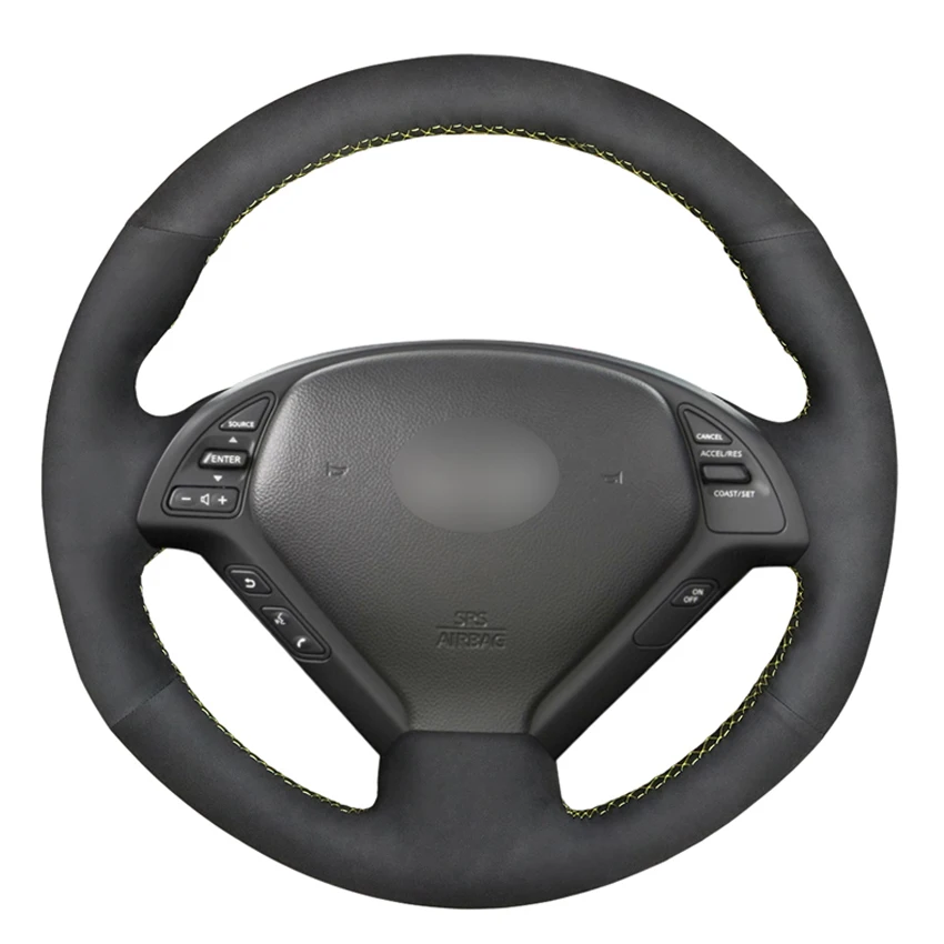 

Черная искусственная замша для Infiniti G G25 G35 G37 2007-2013 EX EX35 EX37 2008-2013 Q Q40 Q60 QX50 (США)
