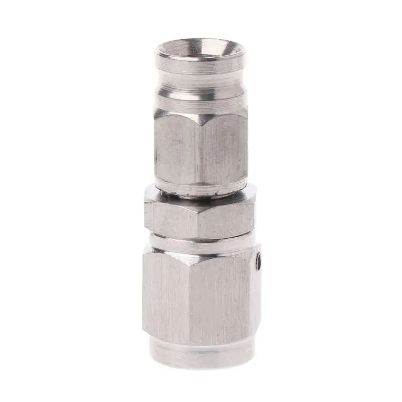 

Reusable 360 Degree Swivel Machined AN -3 Hose to M10x1.0 Straight Stainless Steel PTFE Custom Brake Clutch Hose Fitting