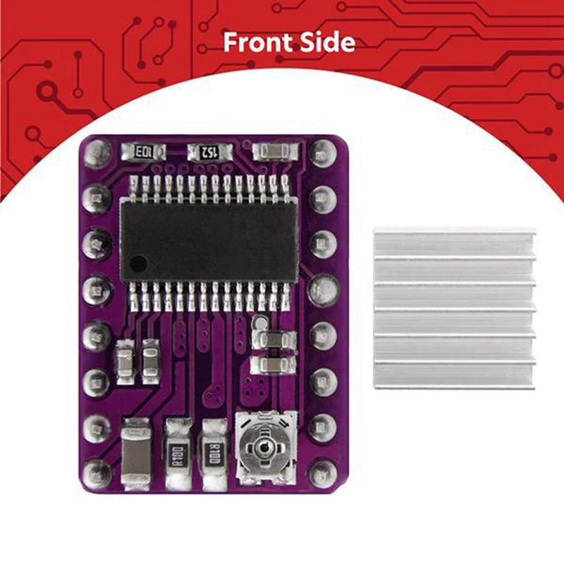 5 шт. плата драйвера шагового двигателя Stepstick DRV8825 контроллер модуль радиатор