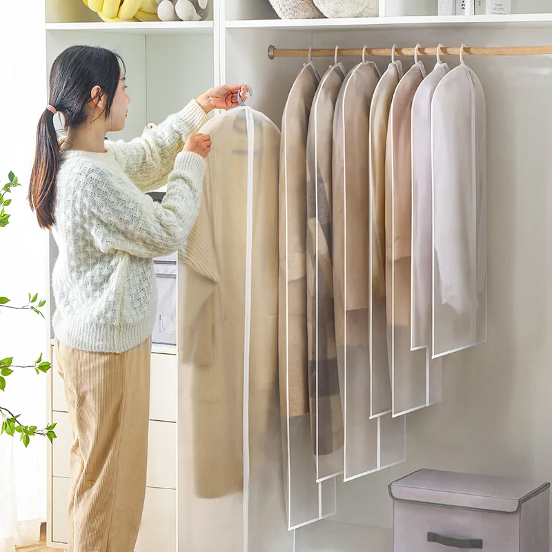 

Clothes Hanging Bag Clothes Dust Cover Storage Bag Dust Bag Transparent Garment Bag