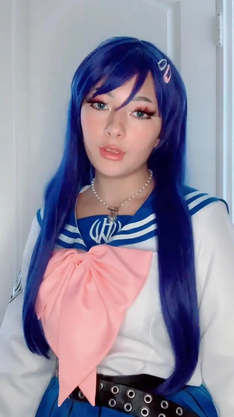 Парик для косплея sayaka Maizono Play длинные прямые искусственные волосы вечеринки