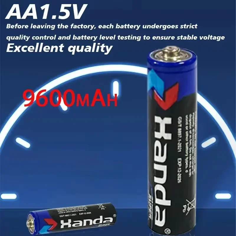2024 самая продаваемая одноразовая сухая батарея AA1.5V9600 мАч из углеродного цинка и