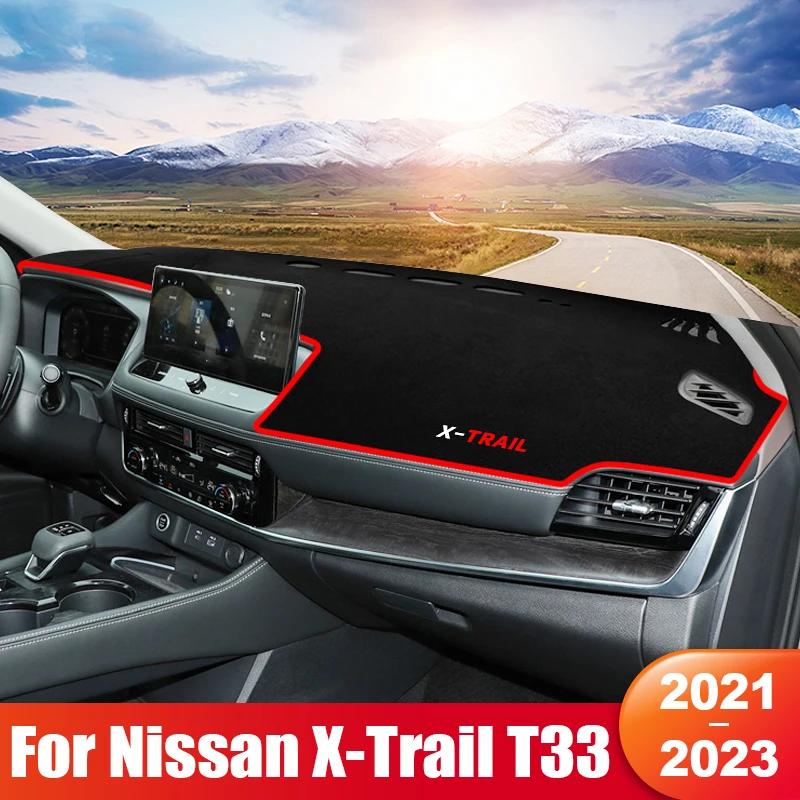 

For Nissan X-Trail XTrail T33 2021 2022 2023 2024 Car Dashboard Sun Shade Cover Instrument Desk Non-slip Mat Pad Accessories