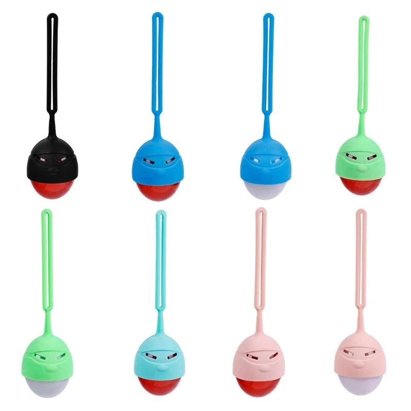 

Night Riding Bicycles Back Eggs Shaped Signal Lamps LED Tail Light Reusable
