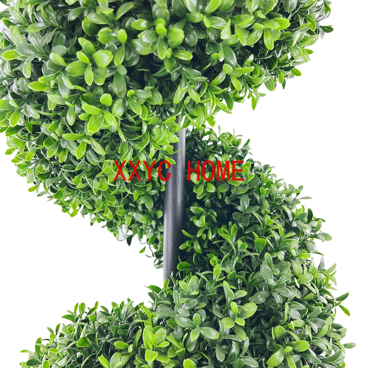 Искусственная спиральная тумба из бокса искусственное растение украшение в