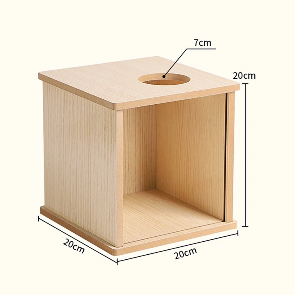 Ящик для ванны с песочными отверстиями хомяка деревянный домик душа коробка