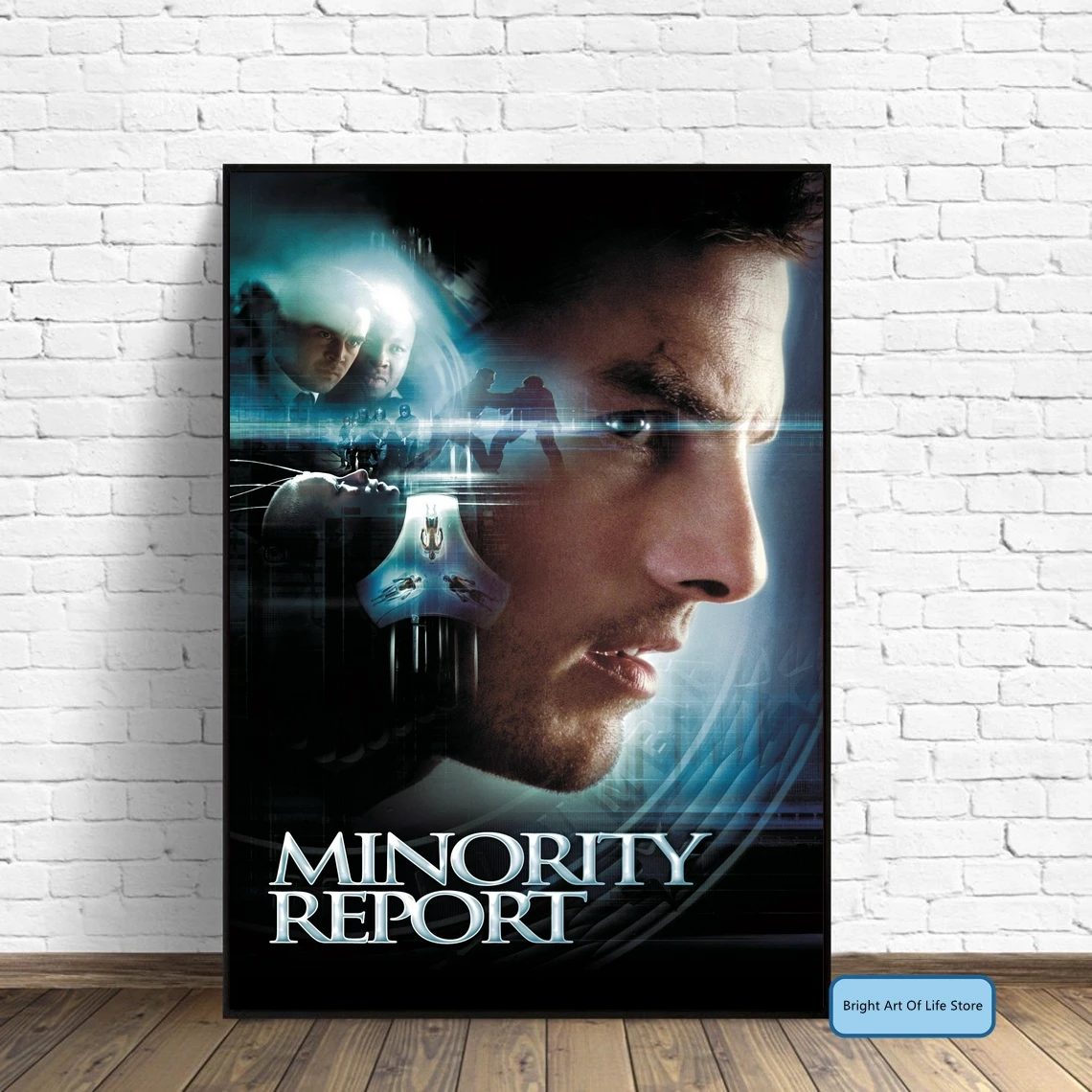 

Minority Report (2002) Movie Poster Cover Photo Print Canvas Wall Art Home Decor (Unframed)