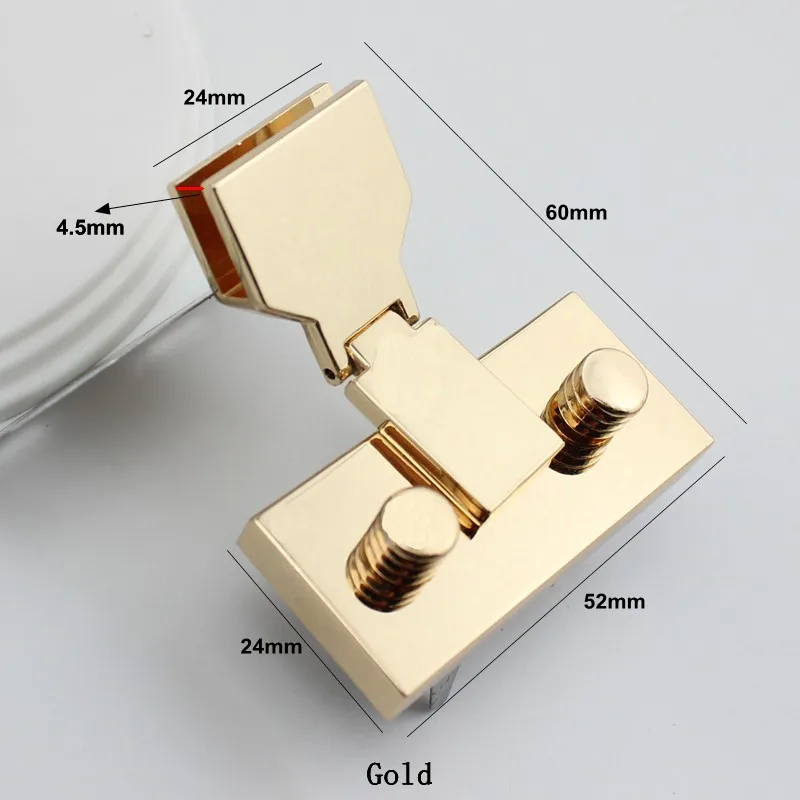 5sets 60*50mm High quality lock handmade woman bag making gunmetal pressed lock briefcase lock for genuine leather trunk lock