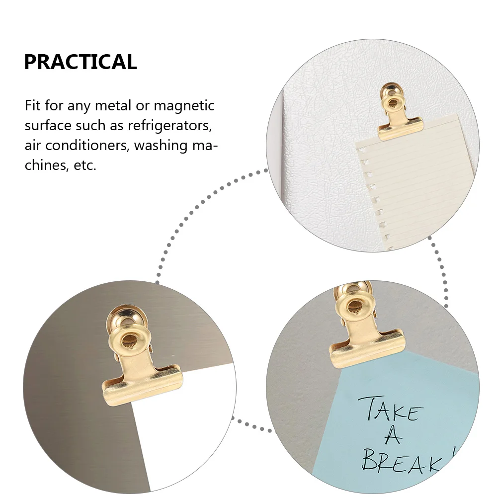 15 шт. магнитный зажим офисный зажимы для переплета магниты на холодильник