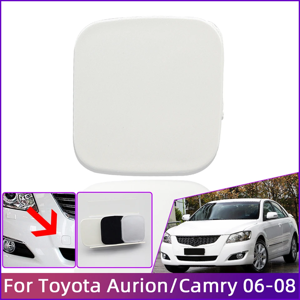 Towing Hook Trailer Cover Lid For Toyota Camry Aurion 2006 2007 2008 Tow Hook Hualing Traction Cap Hood Trim