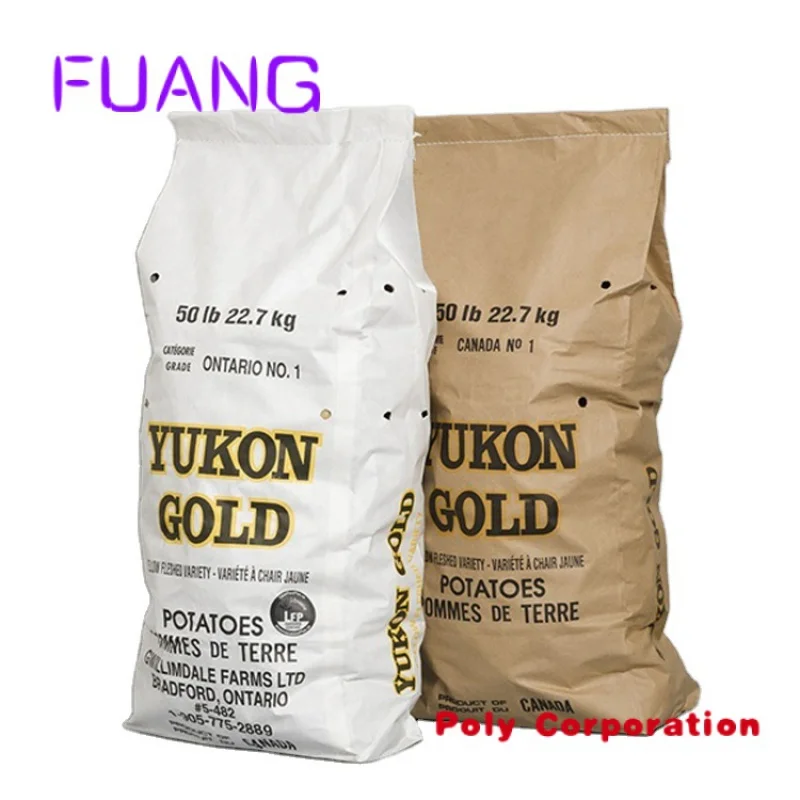 Hot Sale 25kg 50kg paper laminated pp sack bag Polypropylene Plain pp Woven Bag For Packing Wheat Flour