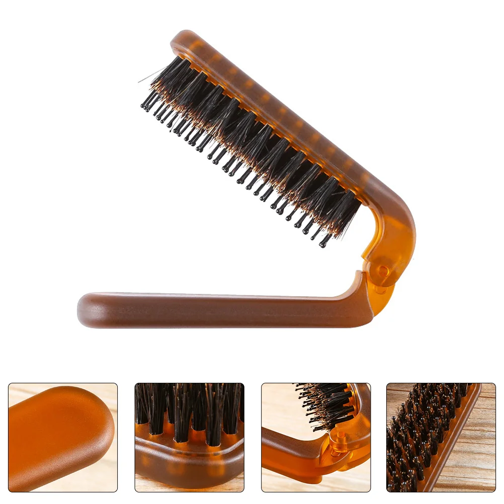 

Hair Brush Comb Folding Travelfor Portable Pocketwomensize Purse Mini Collapsible Mustache Oocket Foldable Cutting Shaping