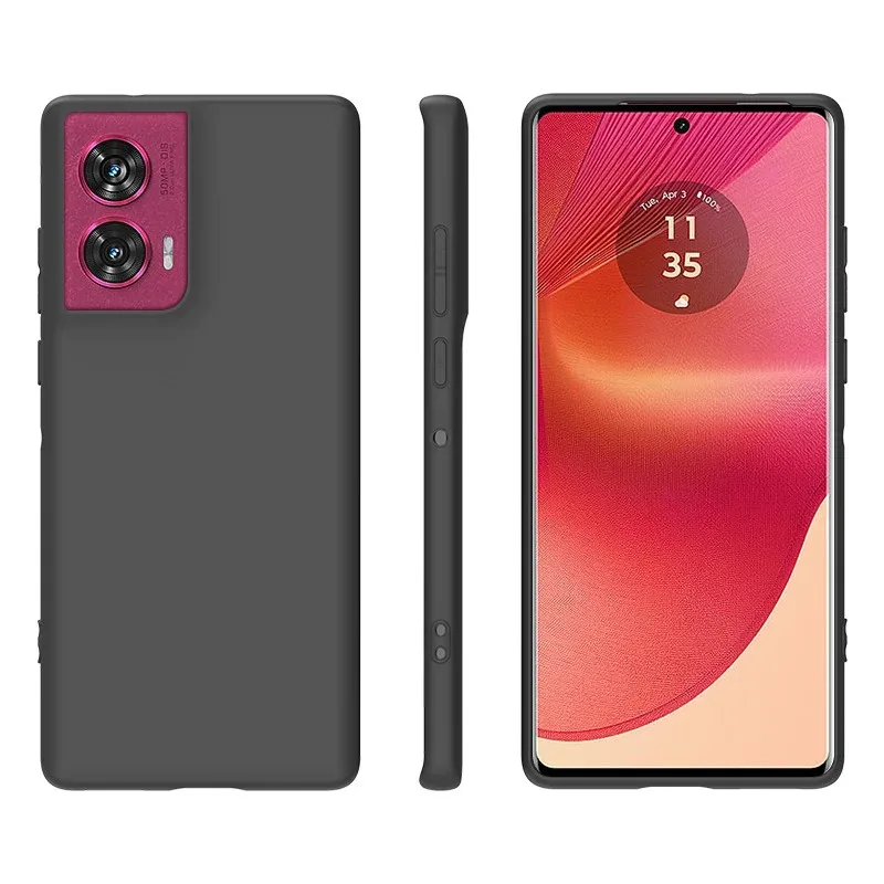 Фото Чехол для Motorola Moto G96 MotoG96 для Mote G 96, мягкий тонкий черный матовый силиконовый чехол из ТПУ, чехол-бампер, чехлы для телефонов, чехлы №3