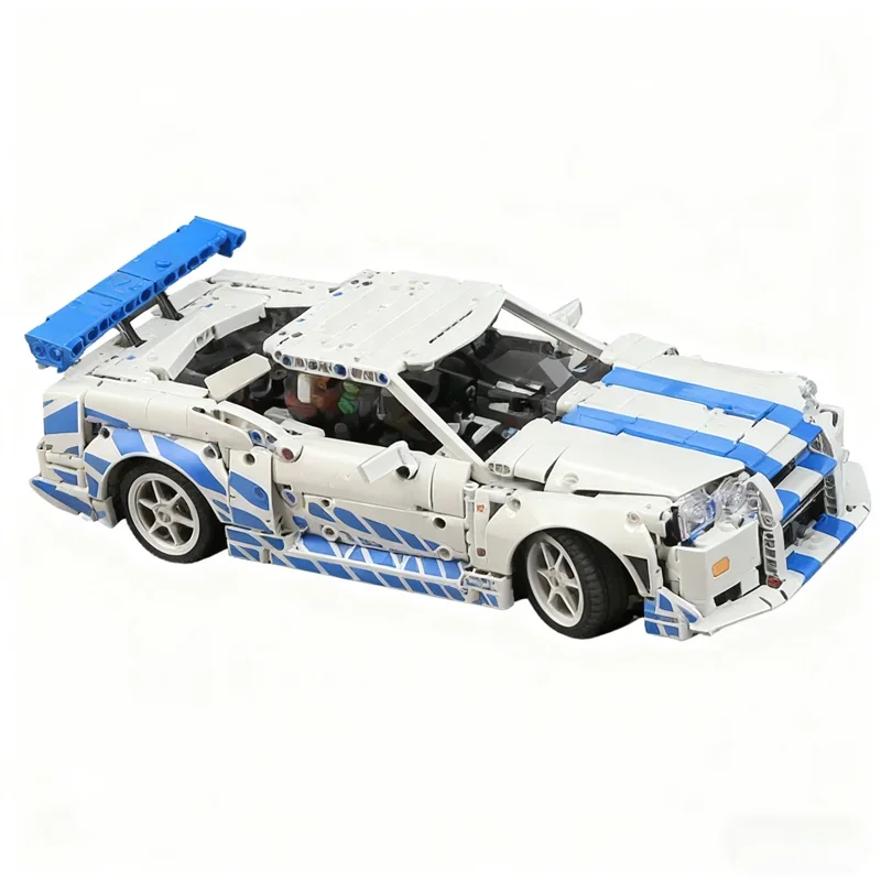Фото 1483 детали MOC 6 BW Motor MOD Техническая модель, конструктор, строительные блоки, DIY, креативная сборка, праздничные подарки, образовательная игрушка №3
