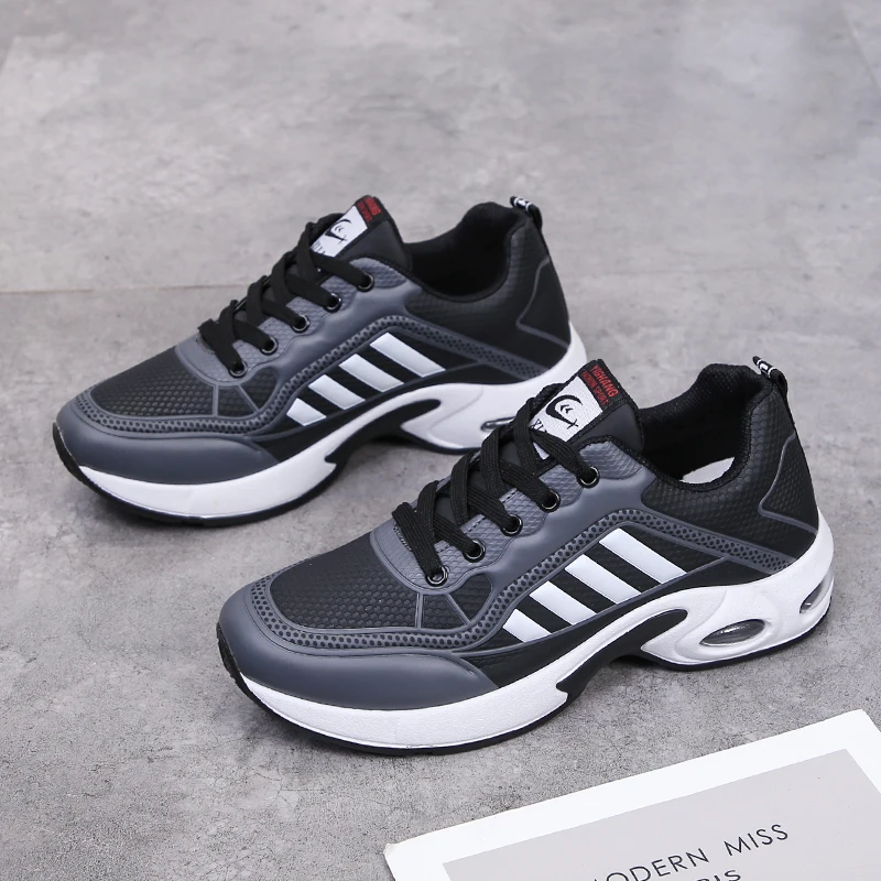 Men's Sneakers Mesh Breathable Men's Running Shoes Trend Man Casual Sneakers for Men Lace Up Outdoor Jogging Trekking Shoes