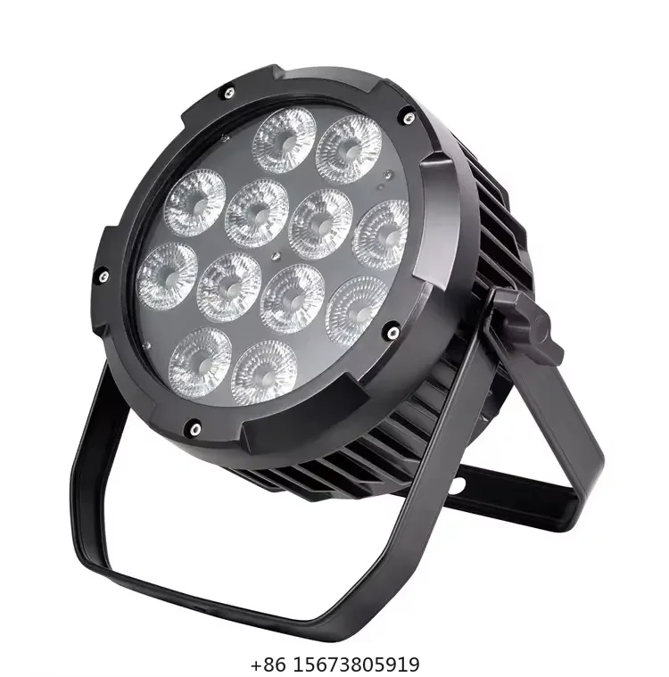 Фото Светодиодный прожектор 18x15W RGBWA 5-в-1, водонепроницаемый, IP65, для наружного освещения, с цоколем E27, для отелей №1
