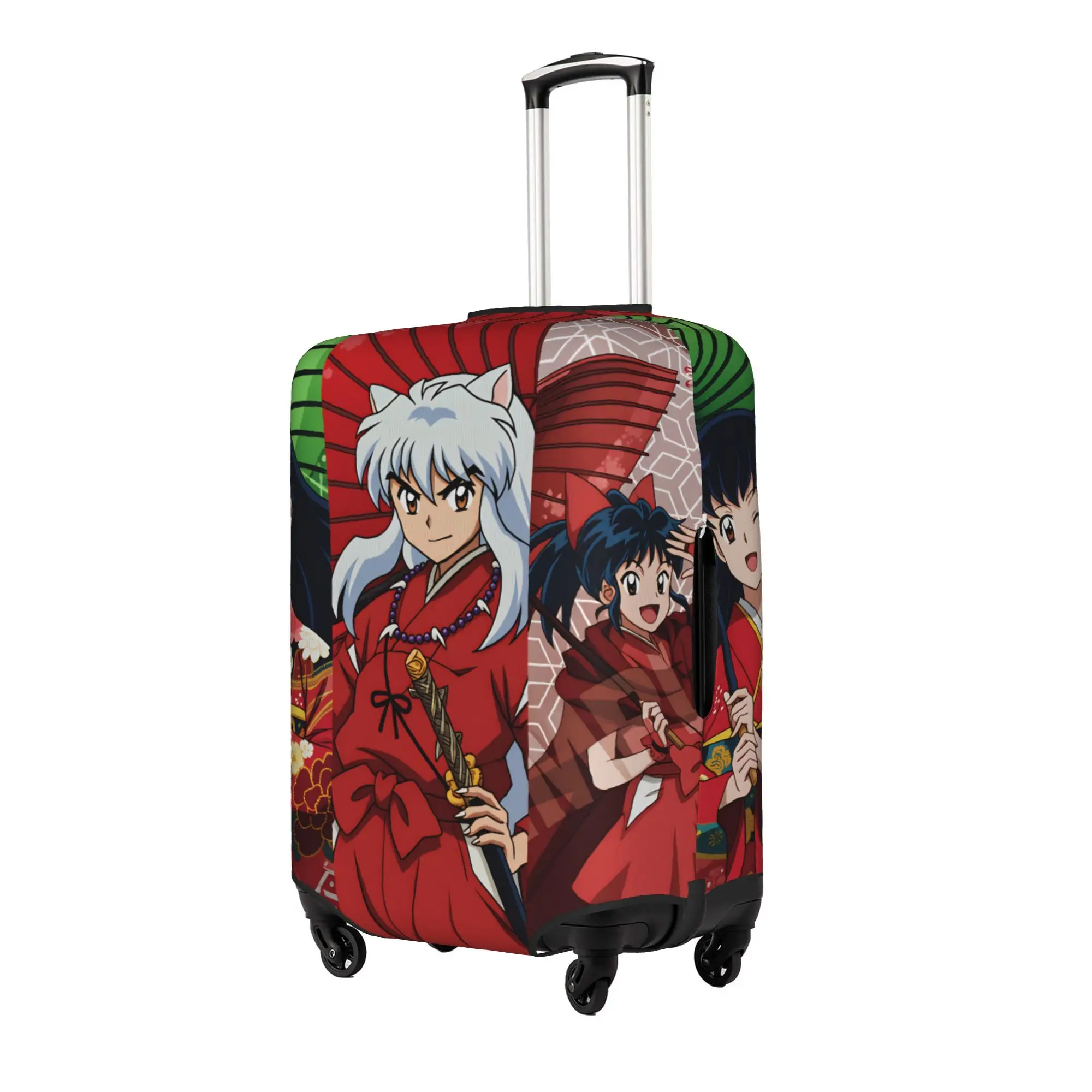 Фото Чехол для багажа Inuyasha Kagome Higurashi Moroha, эластичный защитный чехол для дорожного чемодана, подходит для чемоданов 18-32 дюймов №3