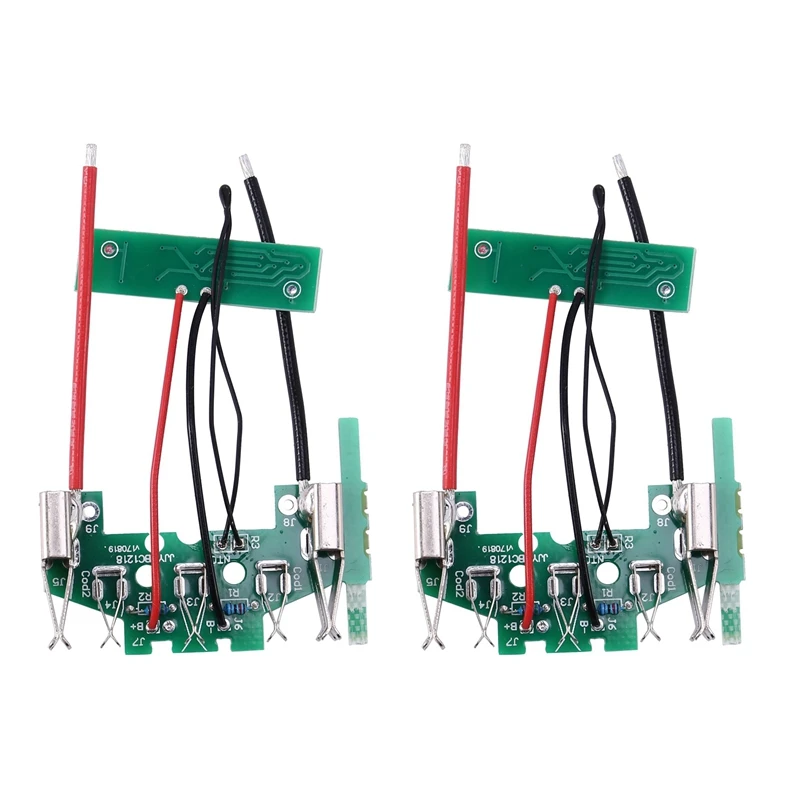 

2X BAT610 18V Lithium-Ion Battery PCB Charging Protection Circuit Board For Boschs 18V Li-Ion Battery