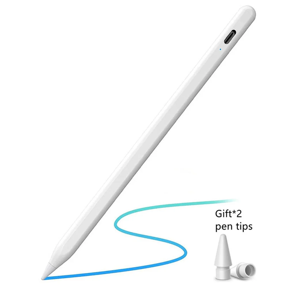 

Стилус для Apple Pencil 2, Bluetooth-Стилус 23 поколения для iPad, ручка для рисования для iPad 2021, 2020, 2019, 2018 с дисплеем питания
