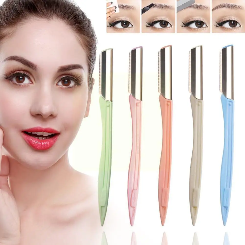 

Eyebrow Lip Trimmer Blade Shaver Knife Hair Remover New Tool Makeup Color Eyebrows Randomly Shaping Shipped Perfect S6j6