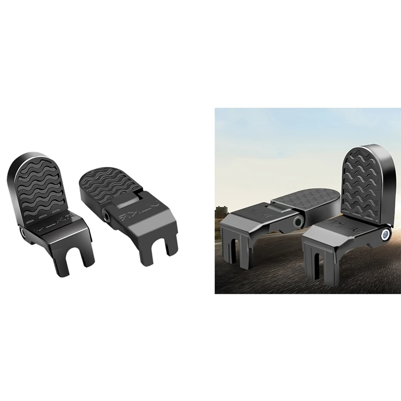 

2Pcs Non-Slip MTB Bike Bicycle Pedal Front Rear Axle Bike Foot Pegs BMX Footrest Lever Cylinder Bike Accessories