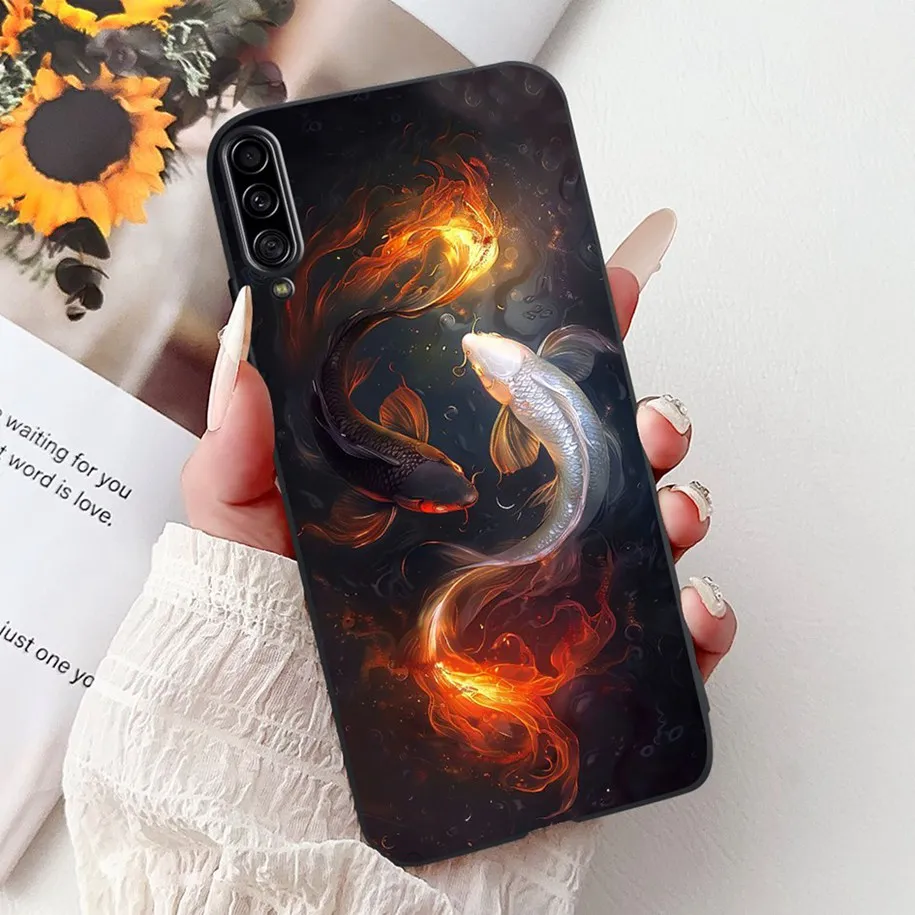 Фото Чехол для Samsung Galaxy A90 5G Cover SM-A908B SM-A908N Funda Cool Fashion Dragon Painted Soft TPU Coque для Samsung A90 5G Pouch №2