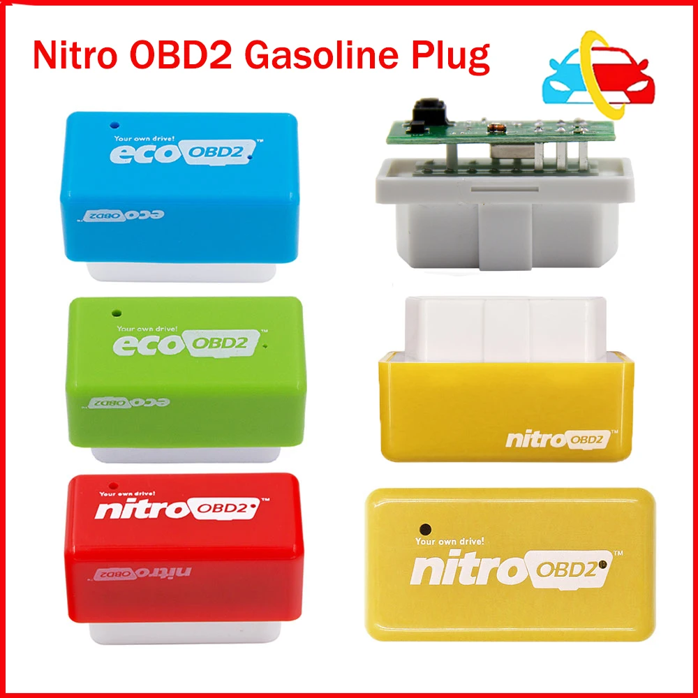 

Полные чипы Nitro OBD2 бензиновая заглушка Nitro OBDII 4 цвета EcoFor Be-nzine Di-esel ECU чип для настройки сберегает больше энергии топлива Бесплатная доставка