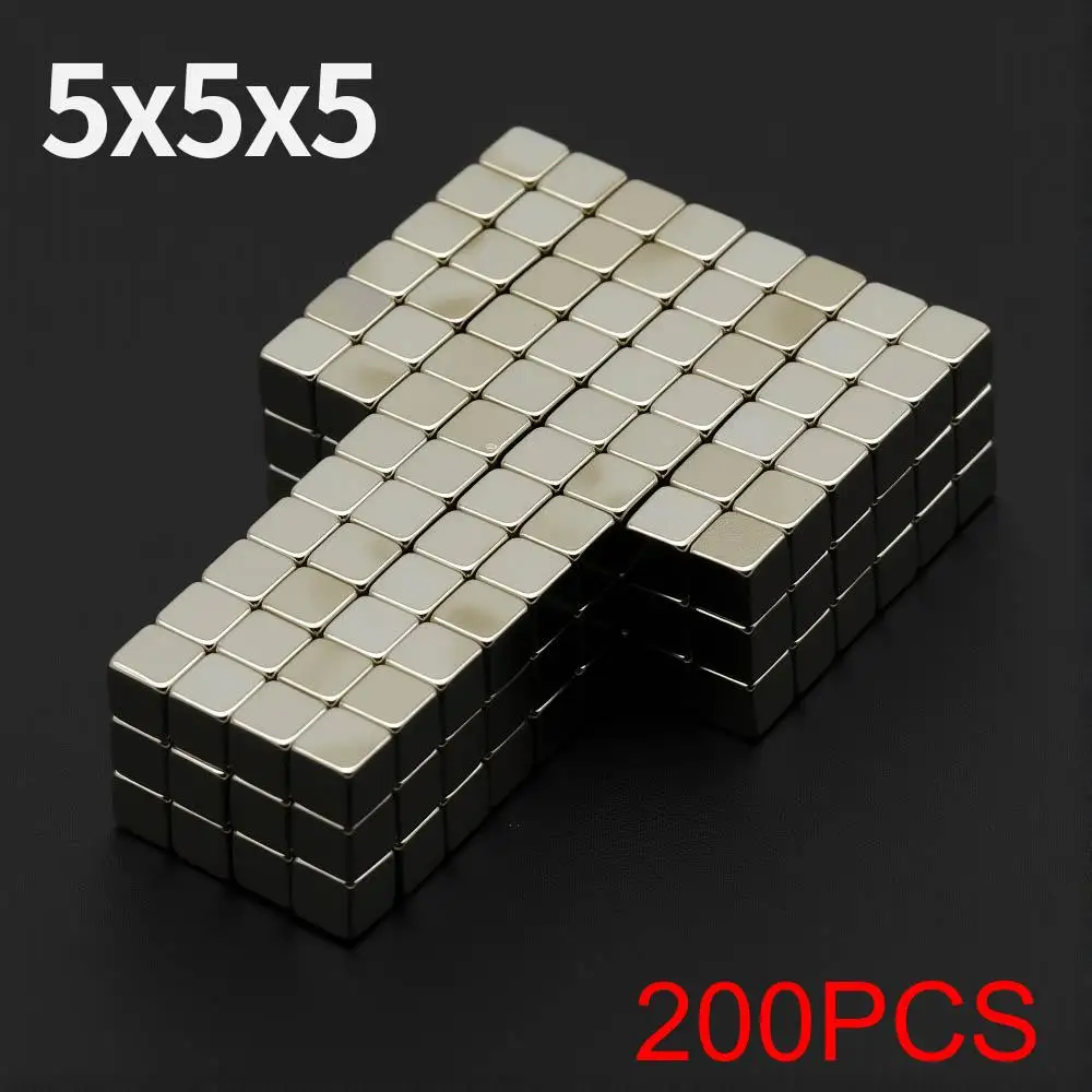 

Неодимовые магниты N35 5x5x5 мм