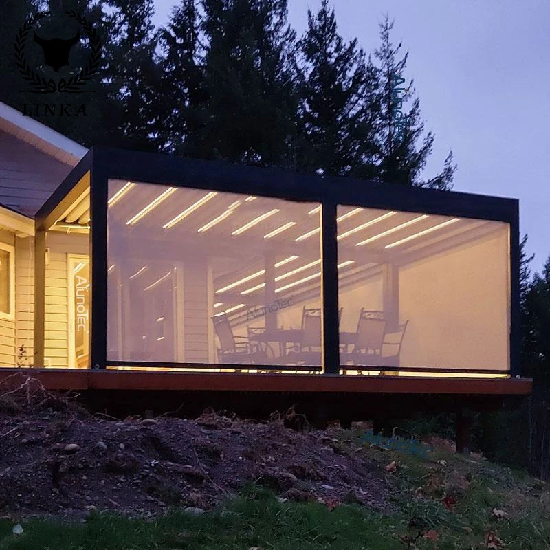 

Luxury Canopy Roof Electric Outdoor Garden Gazebo