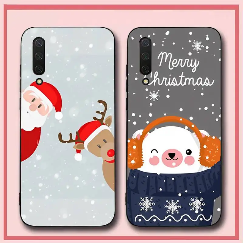 

Merry Christmas Phone Case for Xiaomi mi 5 6 8 9 10 lite pro SE Mix 2s 3 F1 Max2 3