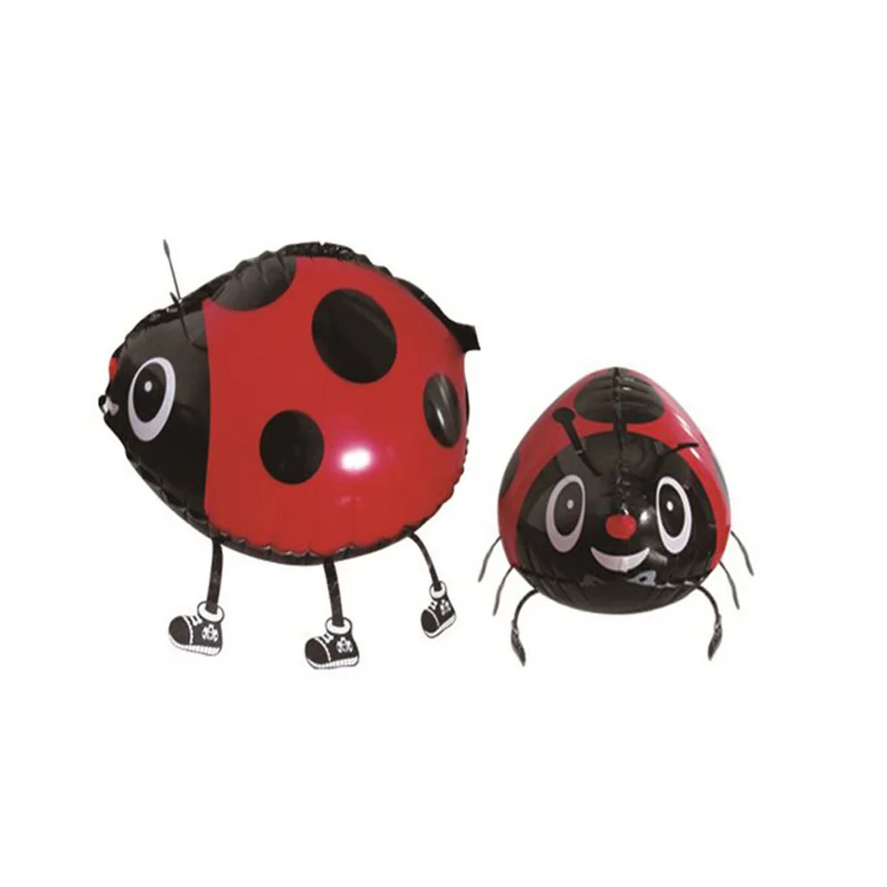 

2 Pcs Cartoon Balloons Red Ballons Helium Balloons Present Pets Toys Decorations Aluminum Foil Balloons