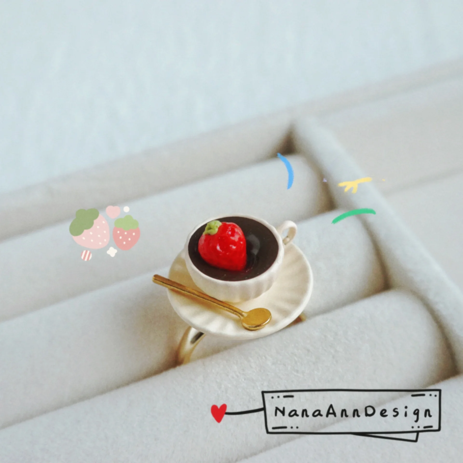 Оригинальное открытое кольцо японская мода кофейная чашка для еды и игр