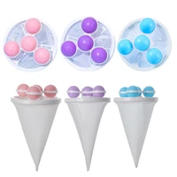 3pcs multifunctional push bubble washer balls laundry washing balls no winding washing machine balls with net
