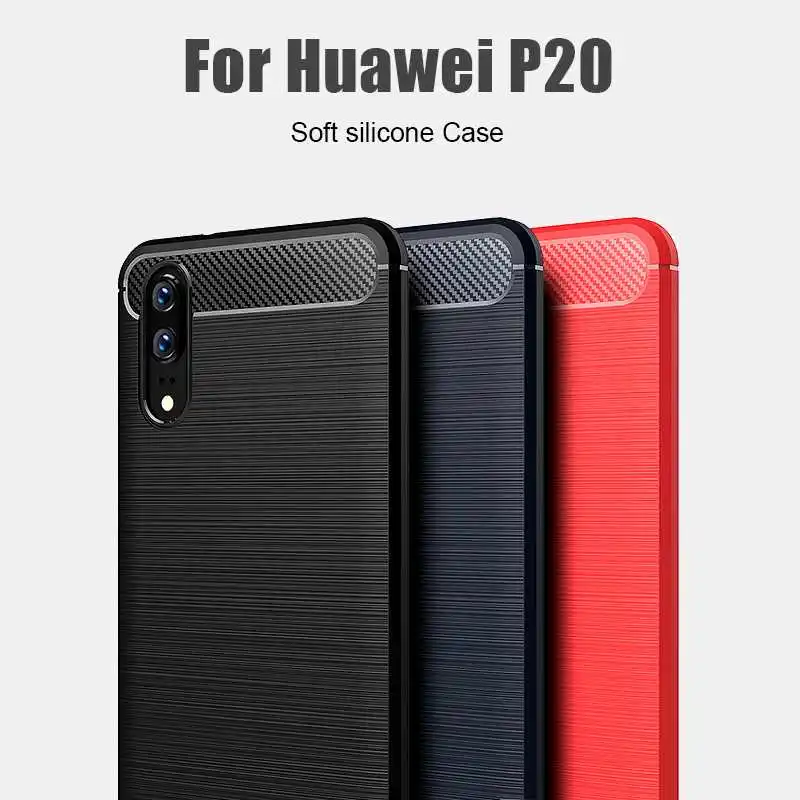 

Nonmeio Shockproof Soft Case For Huawei P20 Lite lite 2019 Pro Phone Case Cover