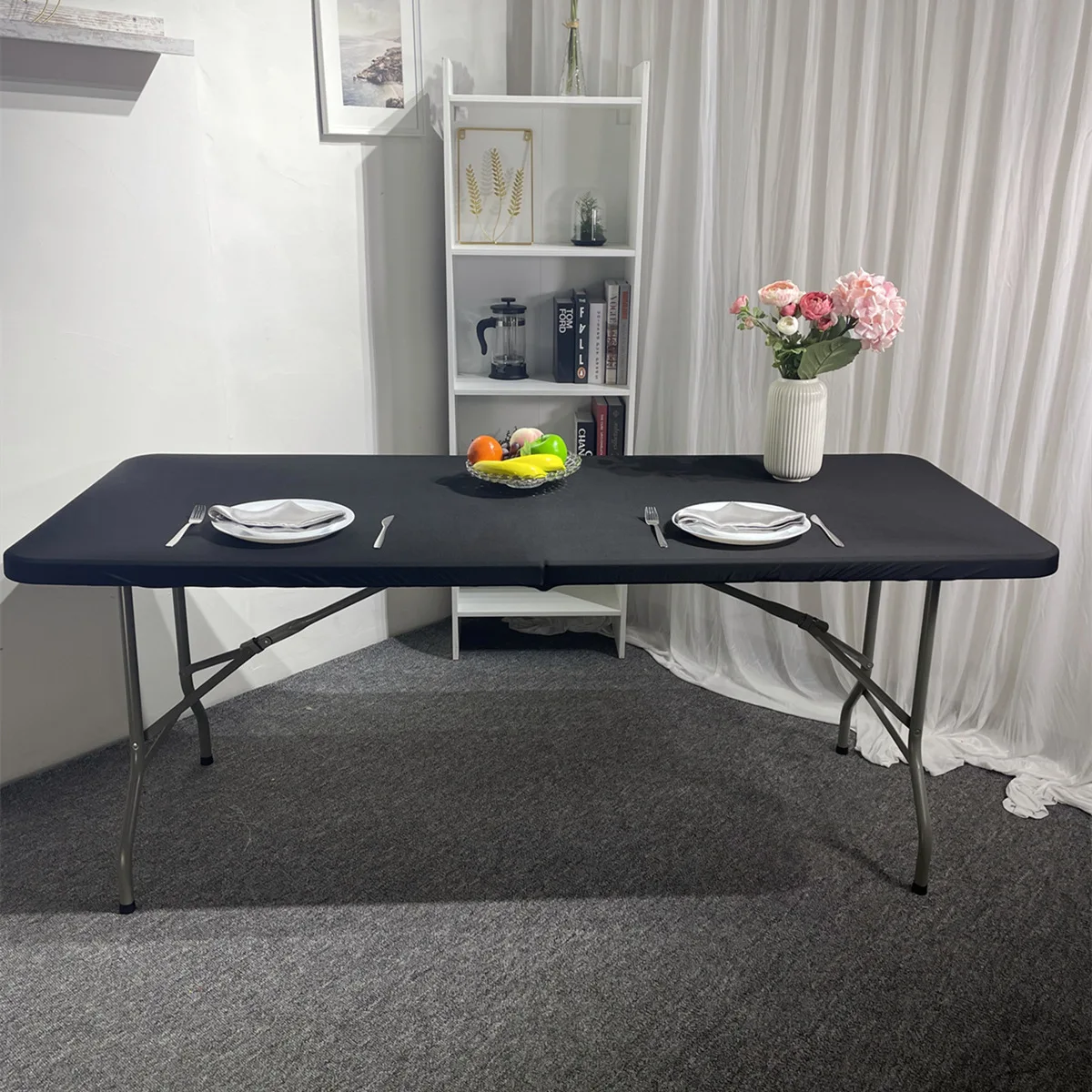

Pure and fresh green square table table cloth is contracted and contemporary tea table pad round table cloth_AN3002