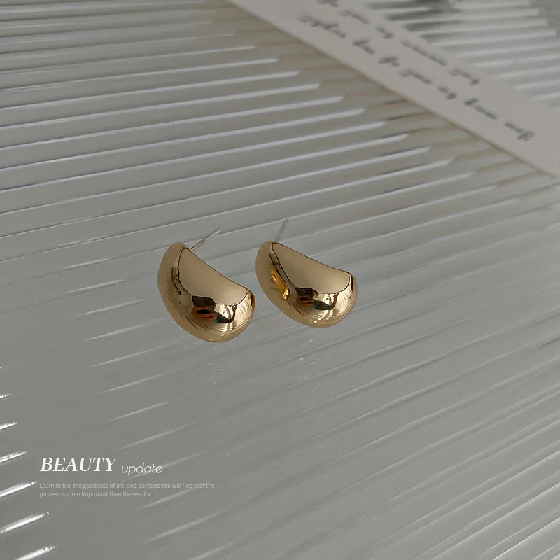 925 серебряные серьги с-образной геометрической формы в виде иглы металлические