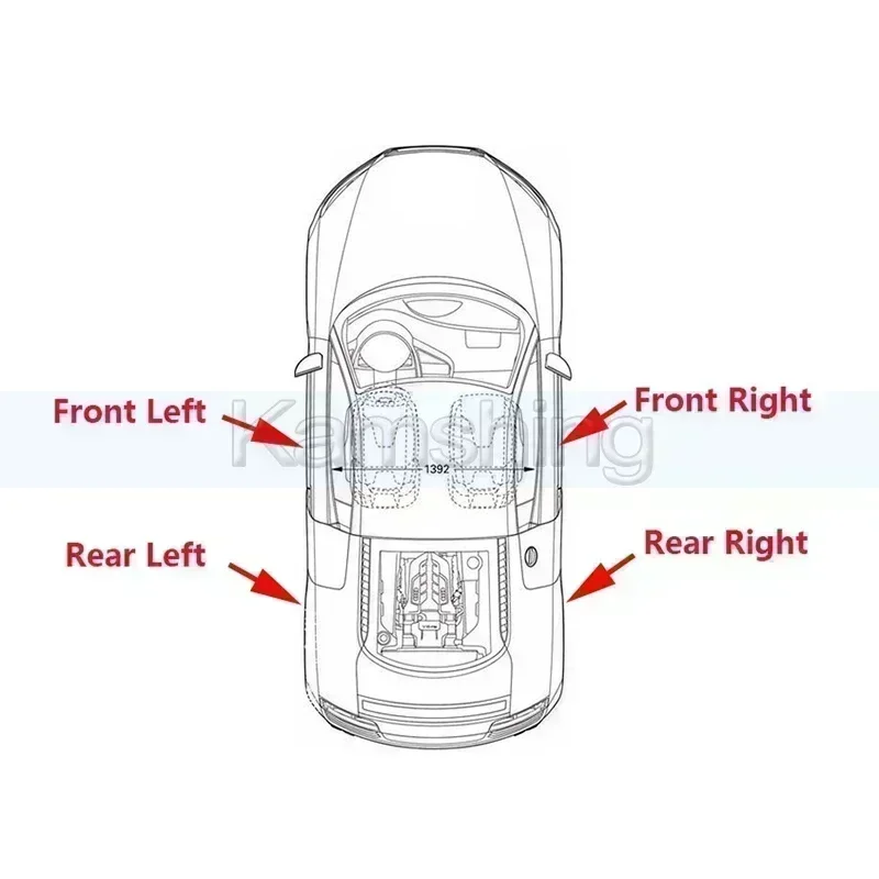 Задний фонарь Kamshing для Toyota Sienna 2021-2024 внешний задний стоп-сигнал
