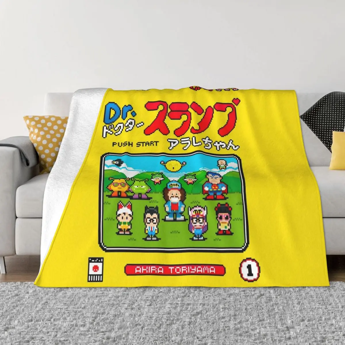 

Одеяло Dr.slump из аниме, Фланелевое мягкое флисовое покрывало