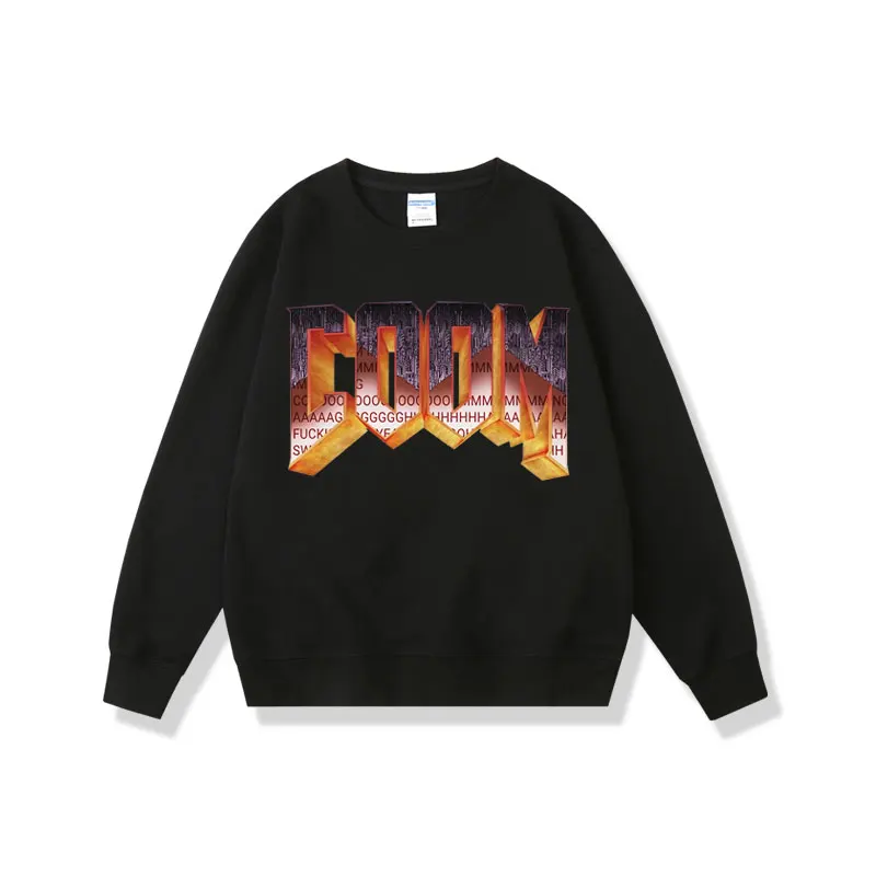 

Coom Active Graphic Sweatshirt Men's Vintage Rock Pullover Tops Male Casual Streetwear Men Women Oversized Crewneck Sweatshirts