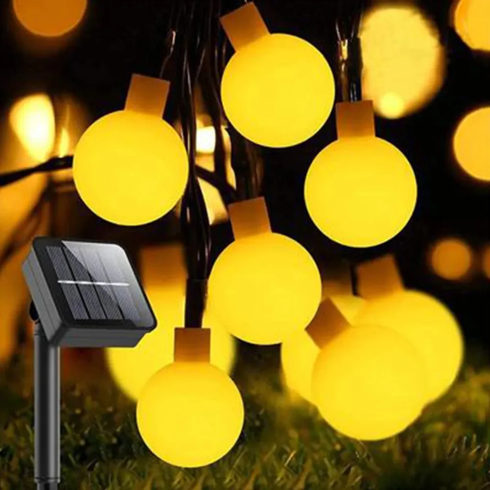 

LED Outdoor Lighting Strings Waterproof Solar Garden Light String Multicolor/Warm White/white/blue Lamp Chain for Christmas