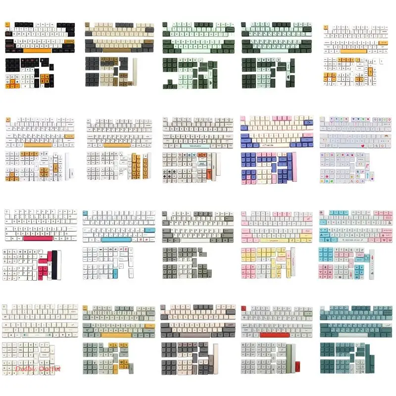 

Новая клавиатура PBT с сублимационной печатью XDA, персонализированная игровая механическая клавиатура с клавишами для переключателя cherry MX